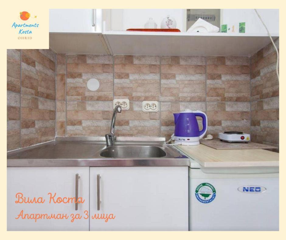 Vila Kosta City Center Port Ohrid Eksteriør bilde