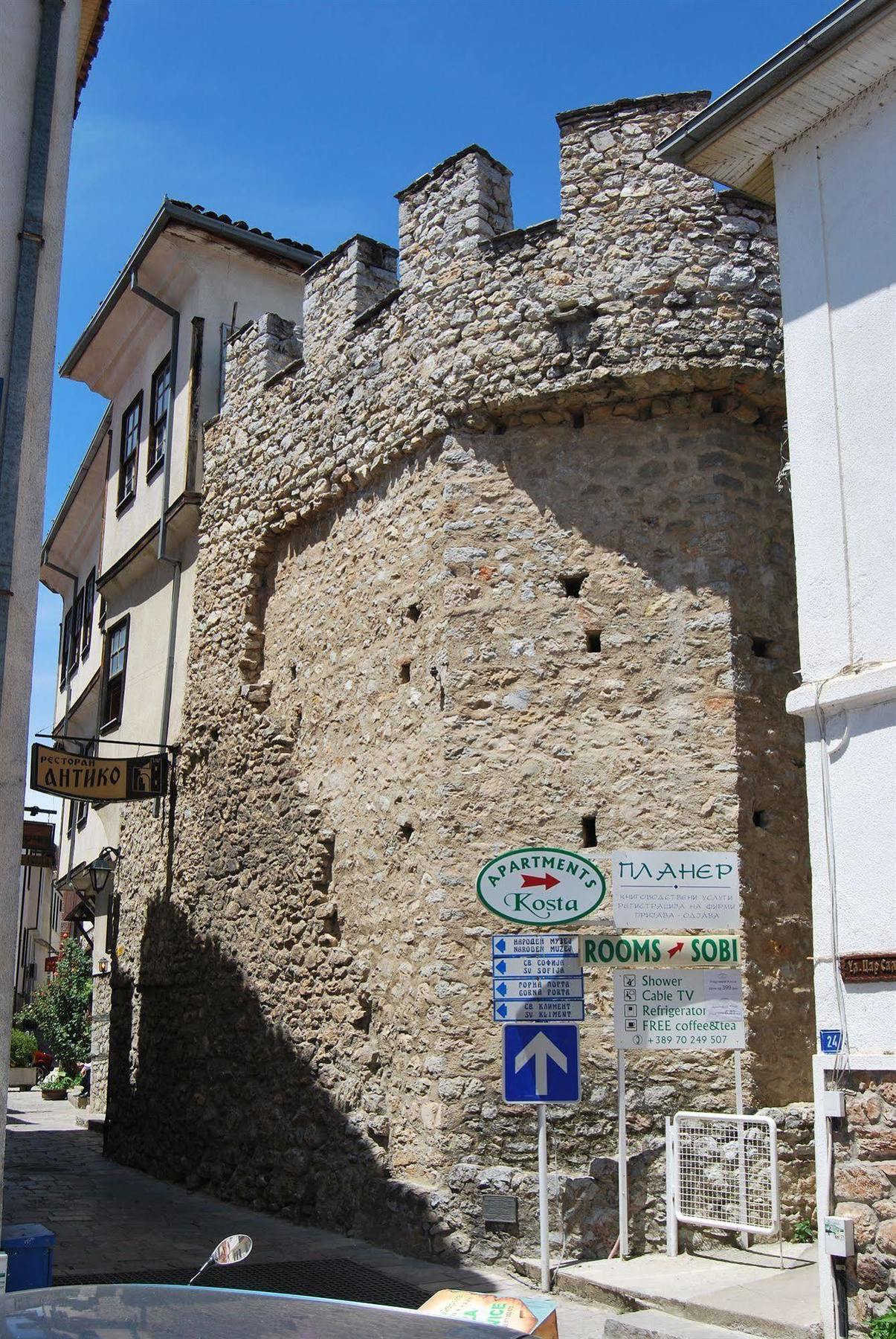 Vila Kosta City Center Port Ohrid Eksteriør bilde